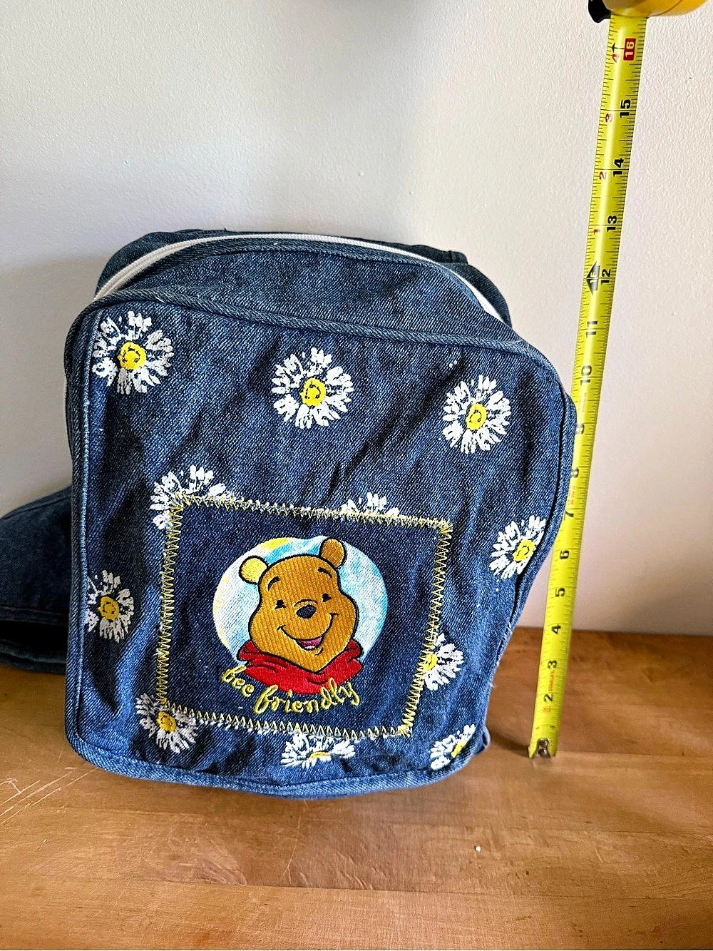 Denim Winnie The Pooh Crossbody Y2K backpack - Picture 4 of 16